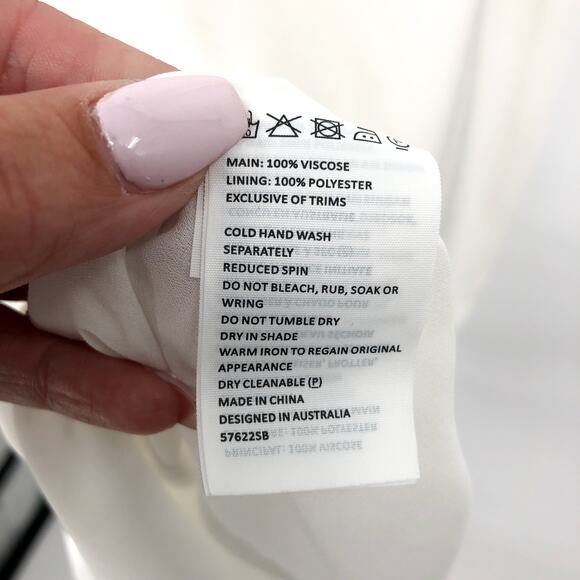 BARDOT Women's Joelle Side Leg Midi Skirt XXL US 12 Orchid White Front Knot NWT - Picture 12 of 14